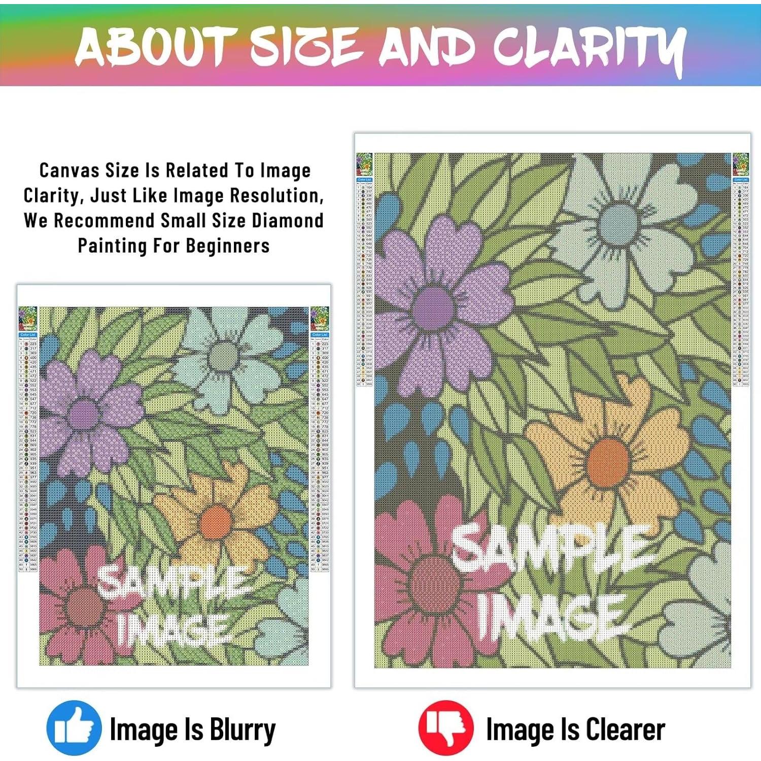 Kit de Pintura de Diamante LNZZ 5D 45x65 cm Hermosas Piedras