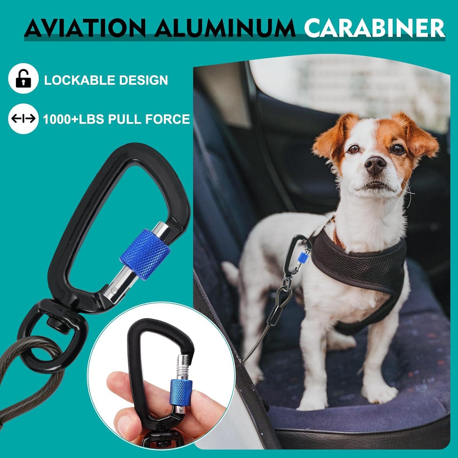 Cinturón de Seguridad para Perros Libbipaw 61 cm a Prueba de Mordeduras