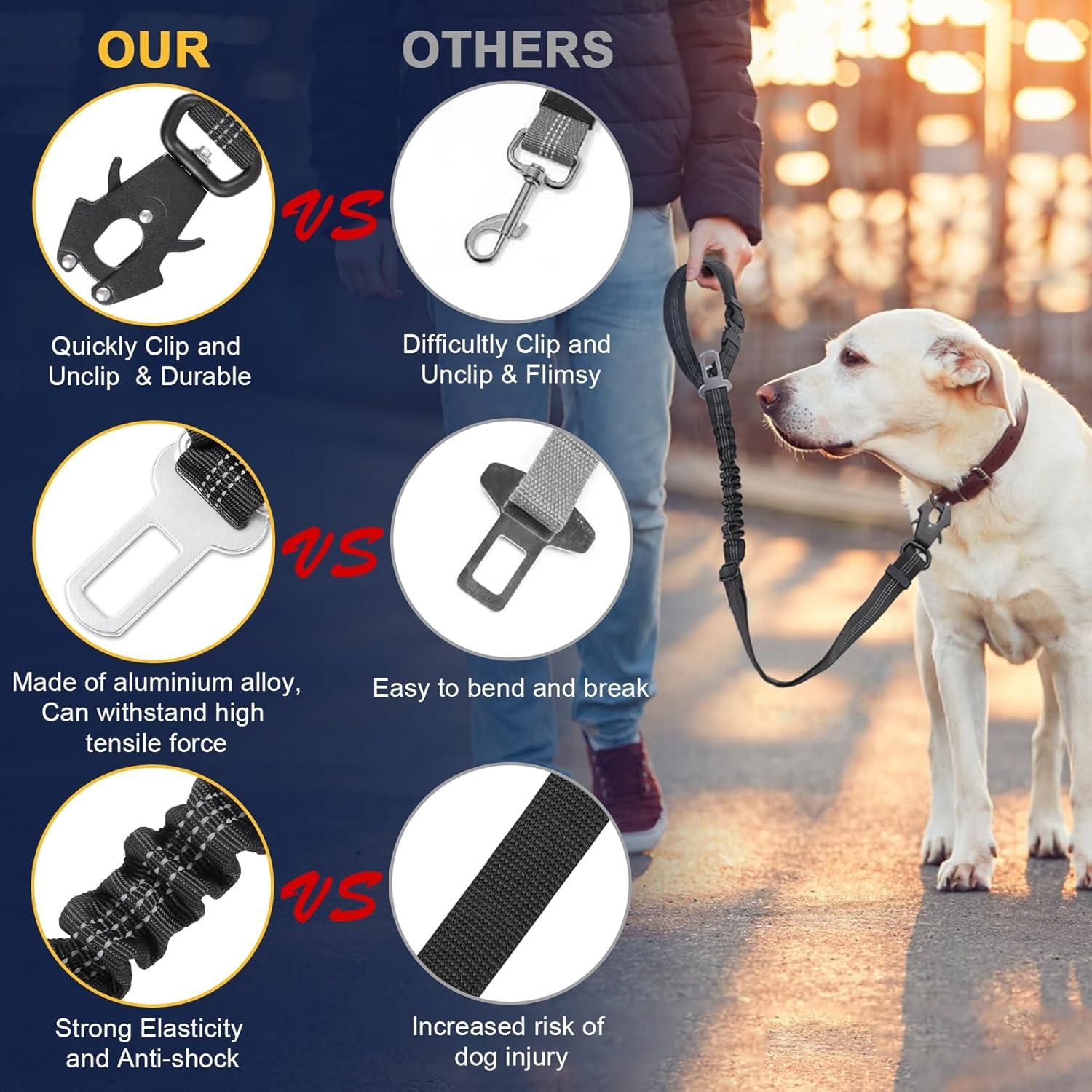Arnés de Seguridad para Perros EXVITAL 3 en 1 Ajustable