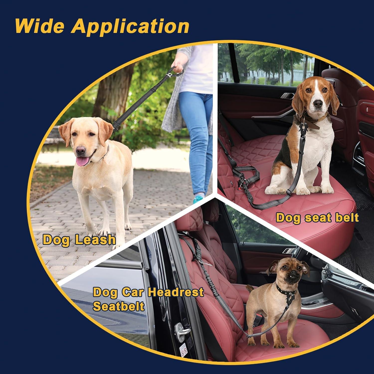 Arnés de Seguridad para Perros EXVITAL 3 en 1 Ajustable