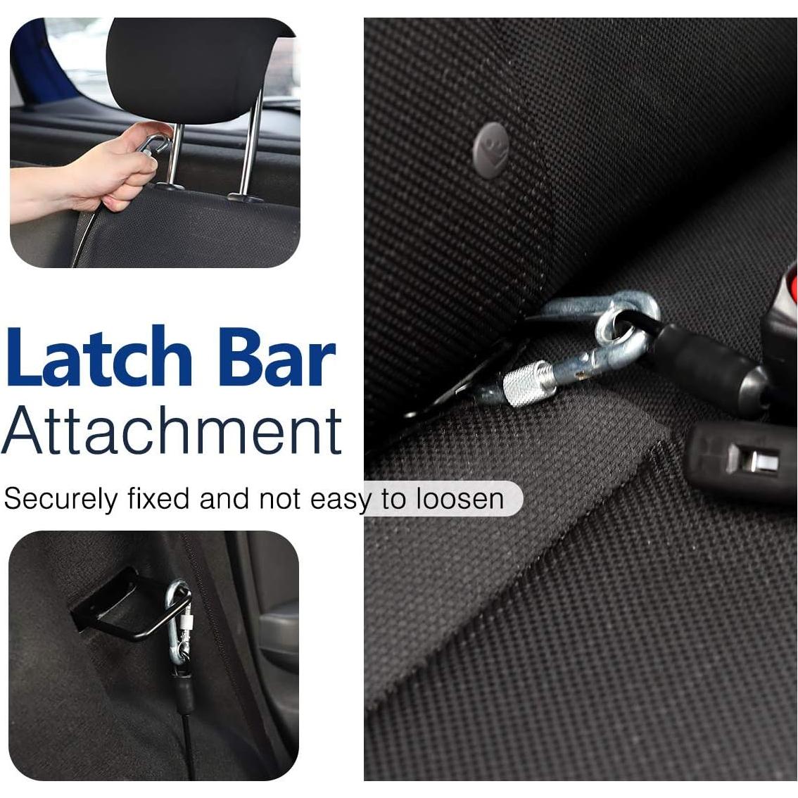 Cinturón de Seguridad para Perros Pawaboo 81 cm Negro