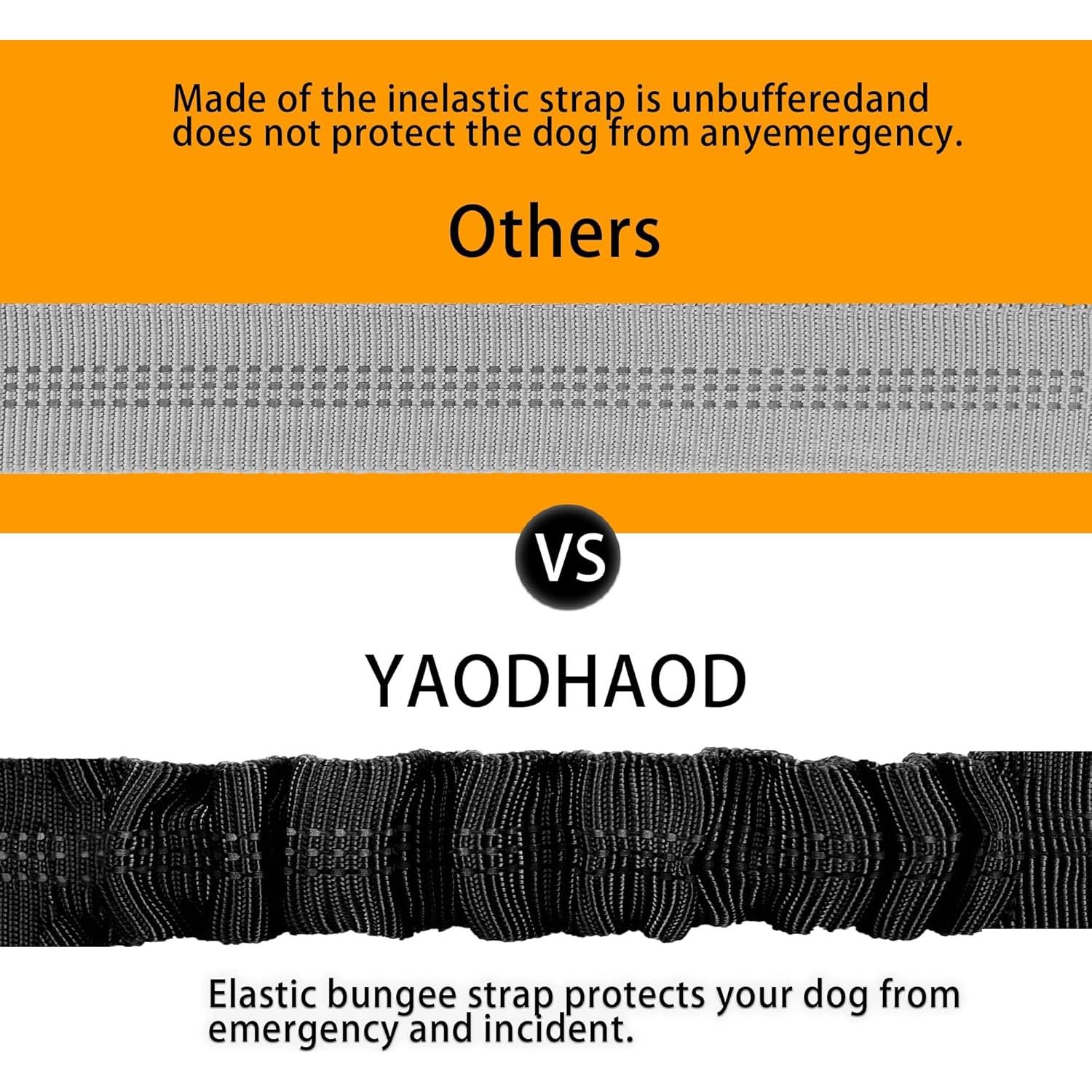 Cinturón de Seguridad para Perros Bubflkbg Ajustable 54-74 cm