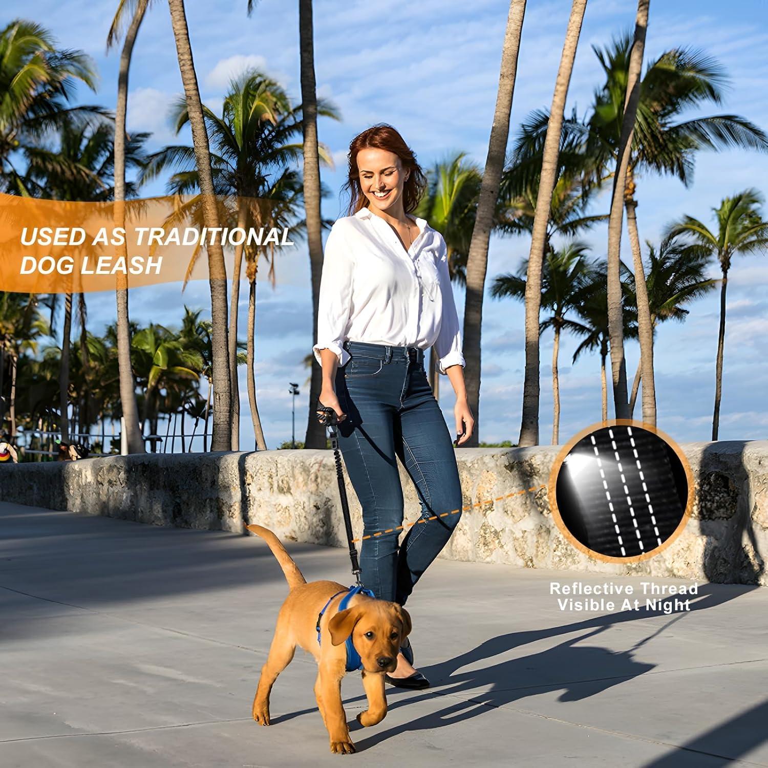 Cinturón de Seguridad para Perros Bubflkbg Ajustable 54-74 cm