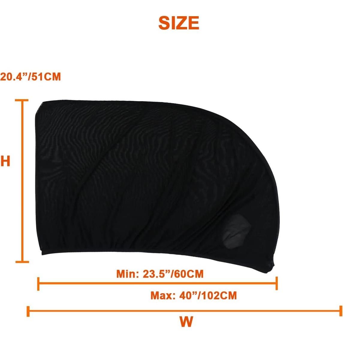 Cubierta de Ventana Frontal Soulian 40 cm 2Pack Anti-UV