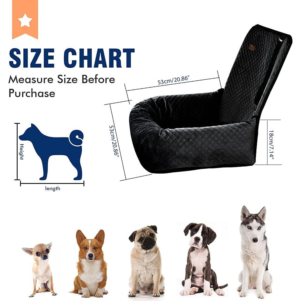 Asiento elevador para perros BOCHAO Negro 57x54x33 cm