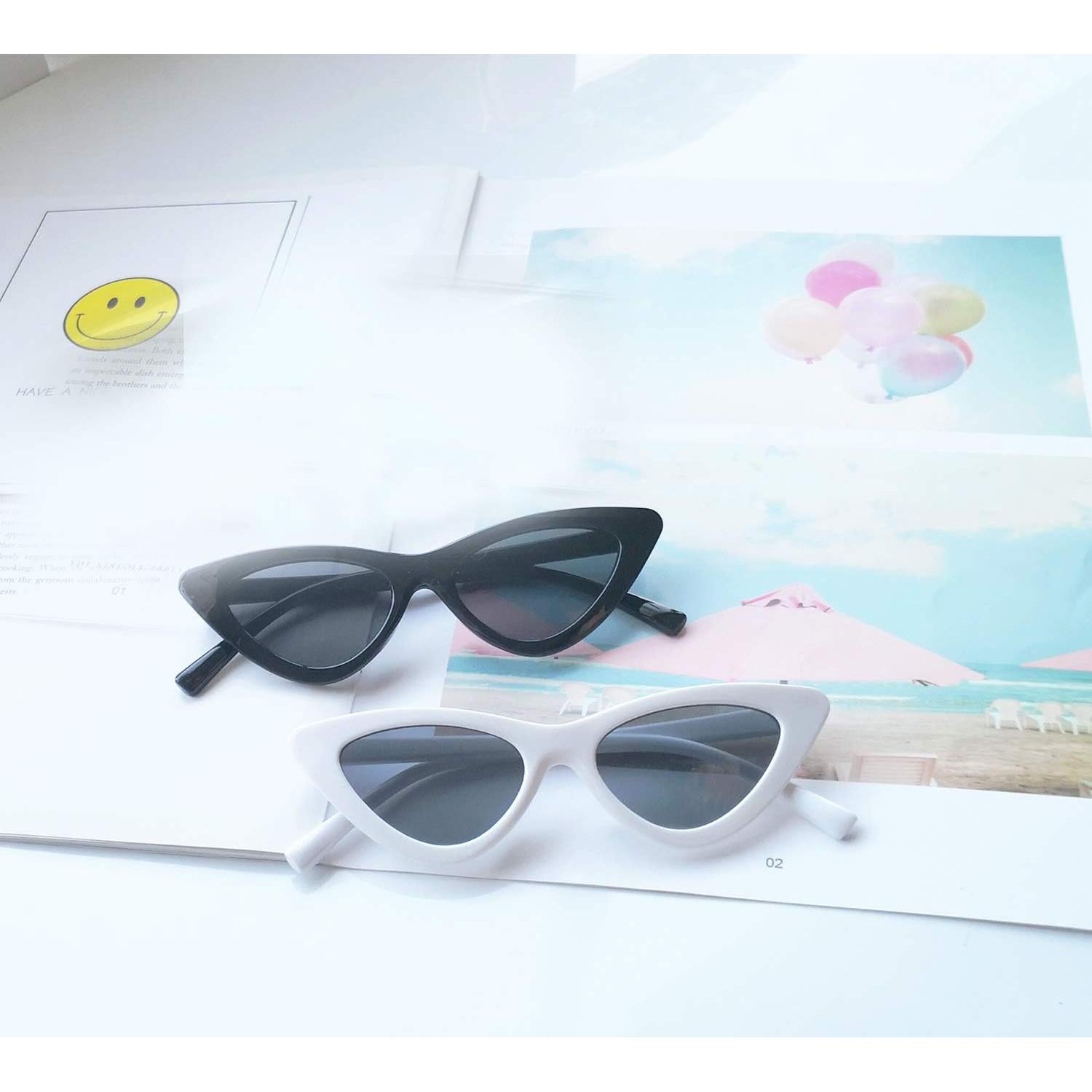 Gafas de sol retro para niños FOURCHEN UV400 Ojo de gato