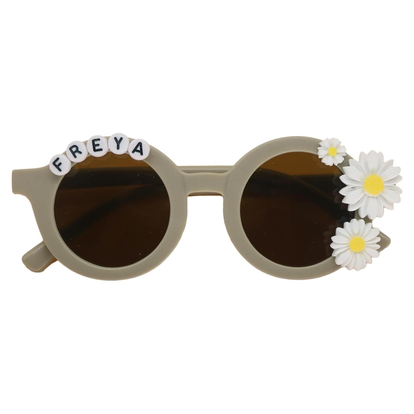 Gafas de sol personalizadas Deneo con flores para niños
