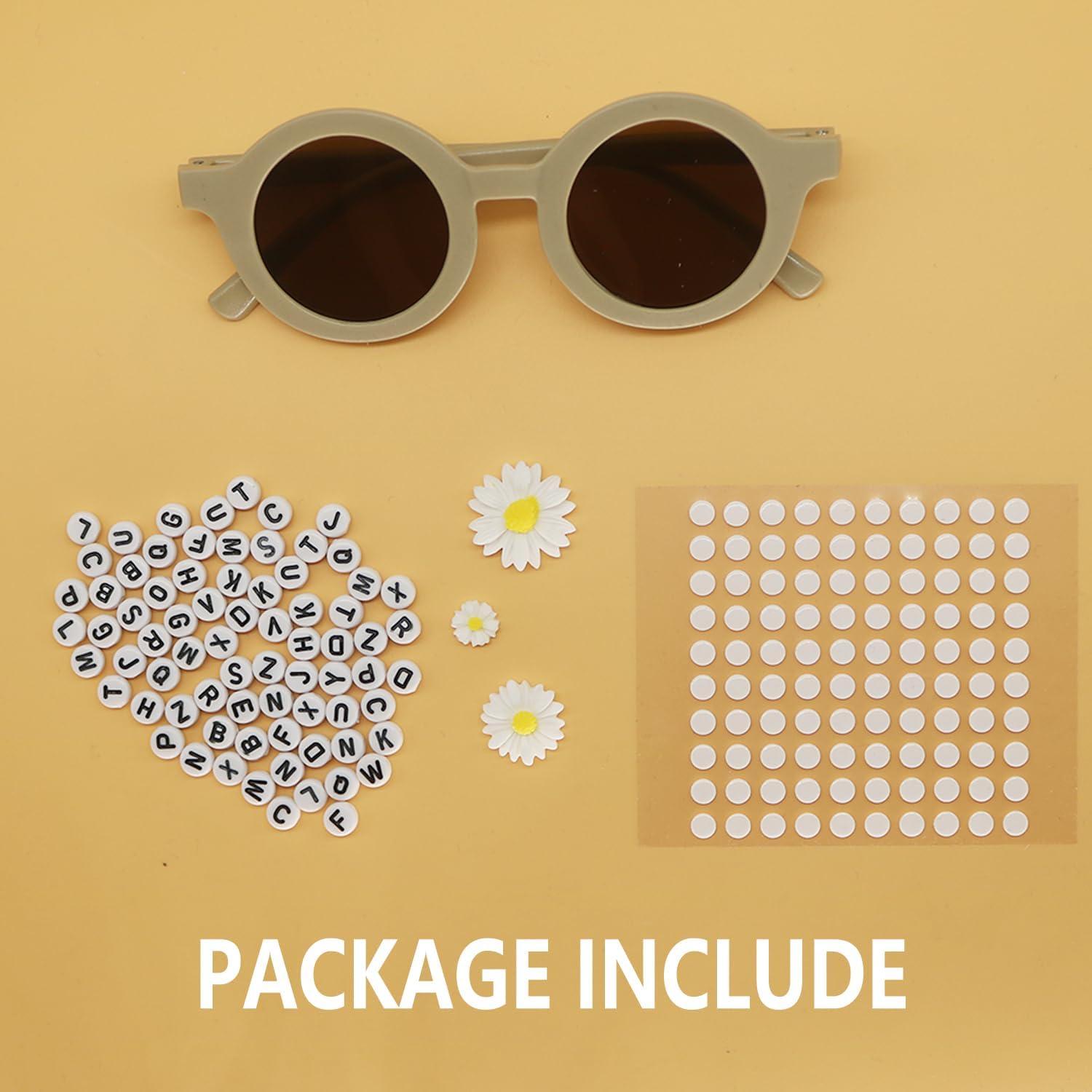 Gafas de sol personalizadas Deneo con flores para niños