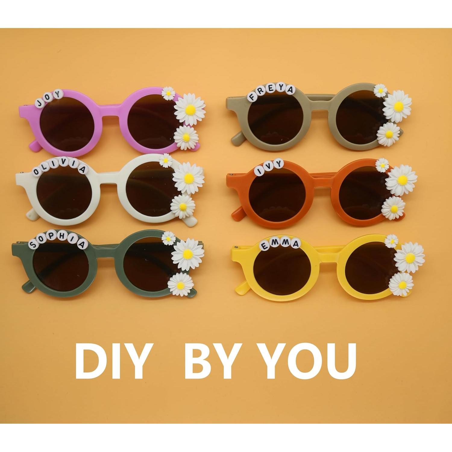 Gafas de sol personalizadas Deneo con flores para niños
