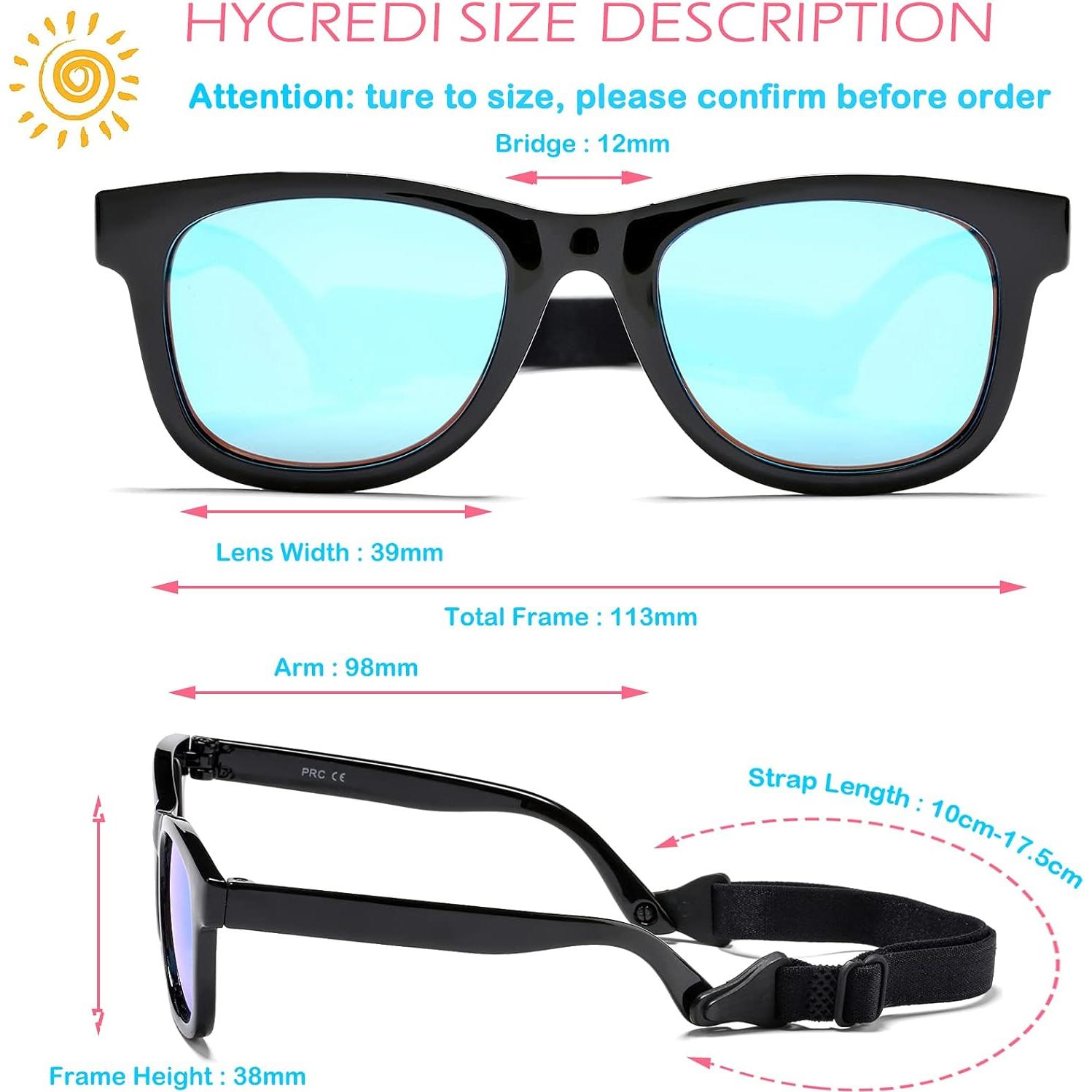 Gafas de sol polarizadas Hycredi para bebés 0-18 meses UV 100%