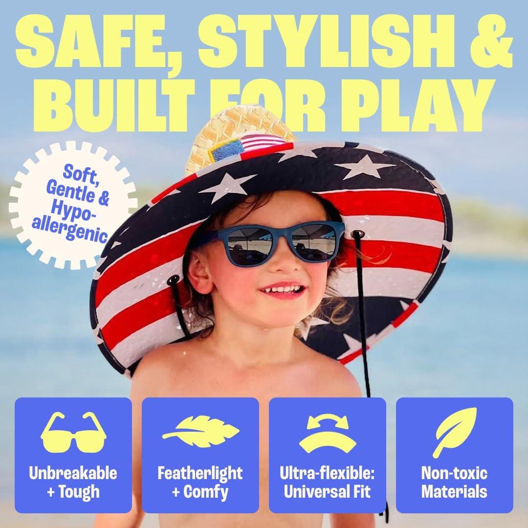 Gafas de Sol Polarizadas Baby Sunnies para Niños 3-8 Años