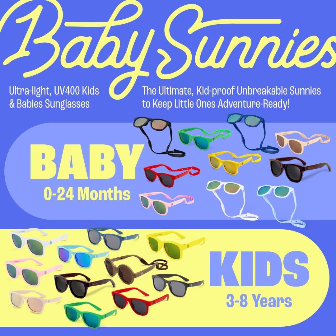 Gafas de Sol Polarizadas Baby Sunnies para Niños 3-8 Años