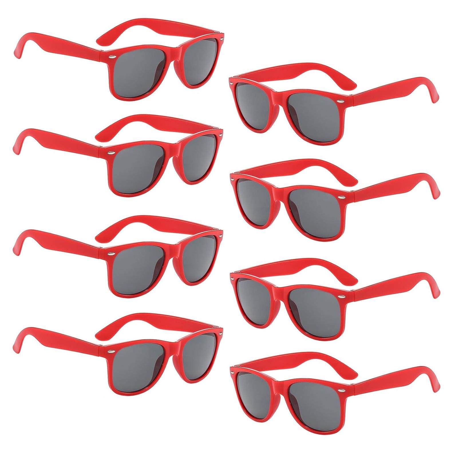 Gafas de Sol Neón para Niños Pibupibu - Paquete de 8 Unidades