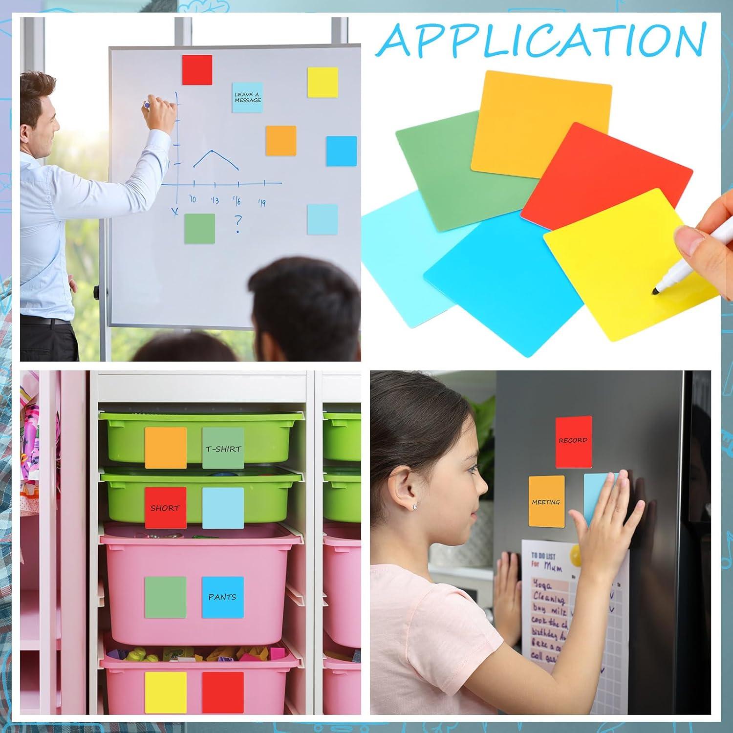 Notas Adhesivas Borrables Crtiin 24 Pack 7.62x7.62cm Colorido