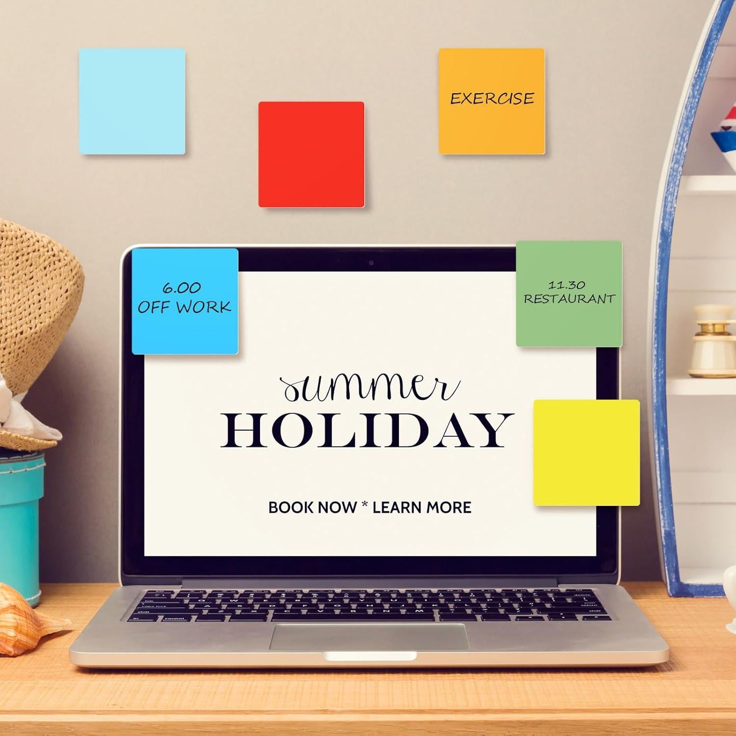 Notas Adhesivas Borrables Crtiin 24 Pack 7.62x7.62cm Colorido