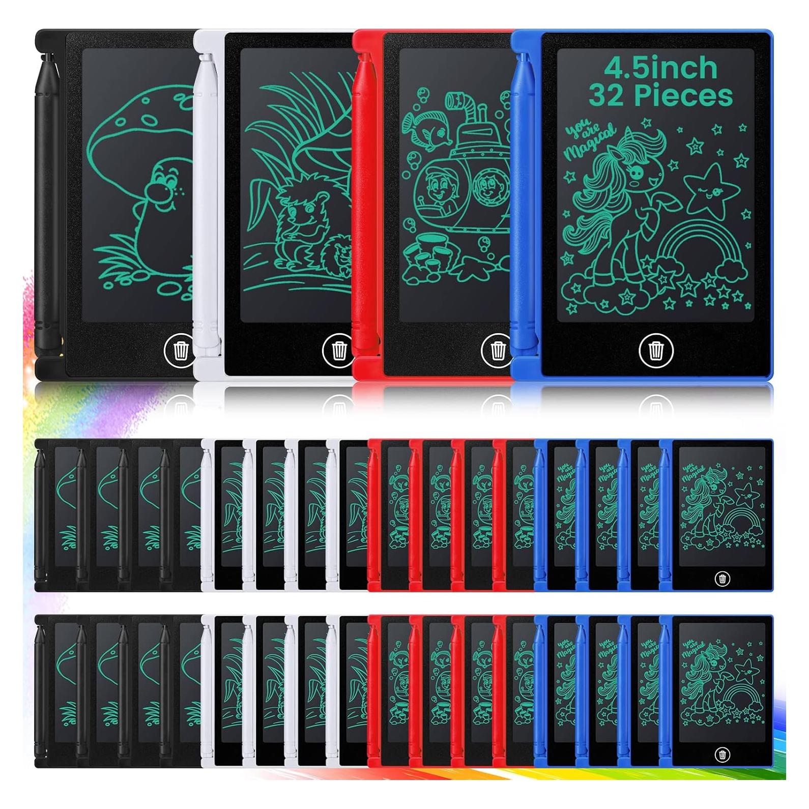 32 Piezas Tableta de Escritura LCD Zhehao 4.5" Reutilizable