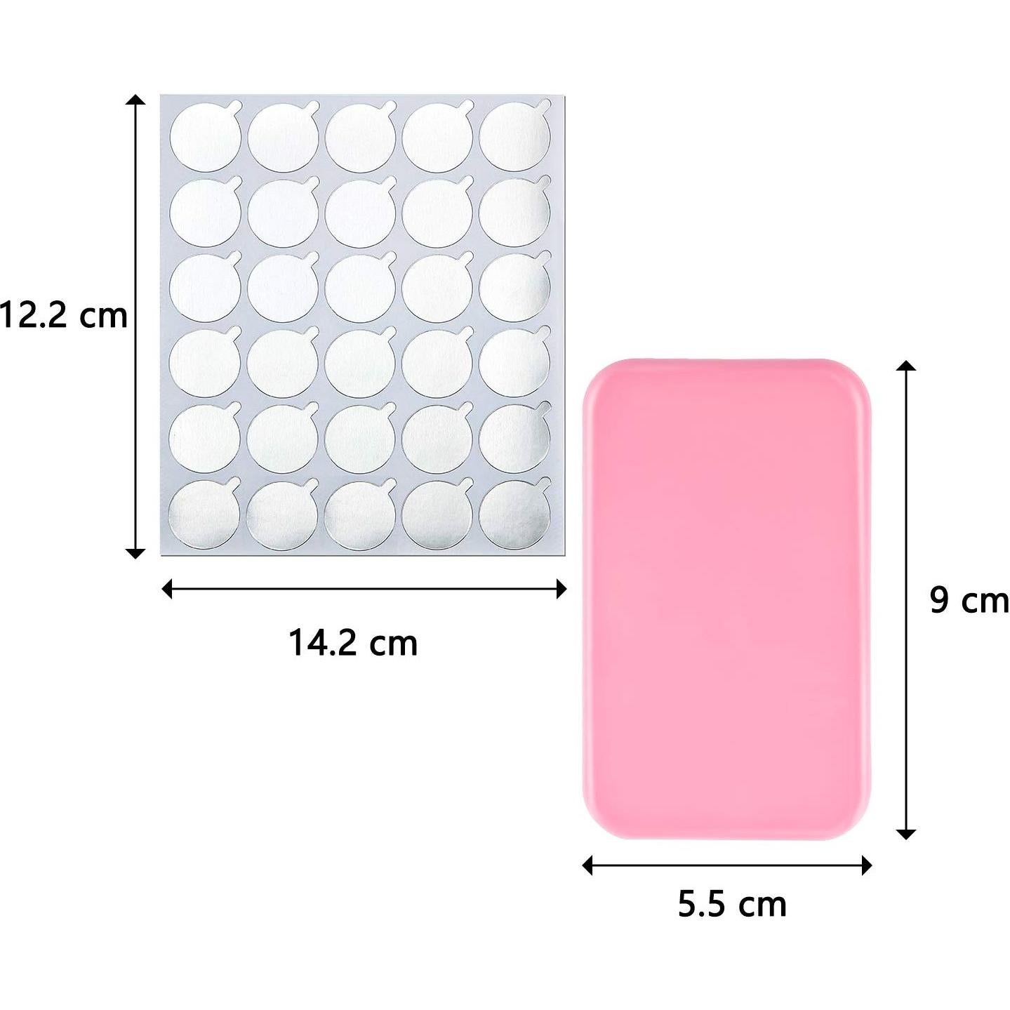 Set de 900 Almohadillas de Pegamento para Pestañas Mudder