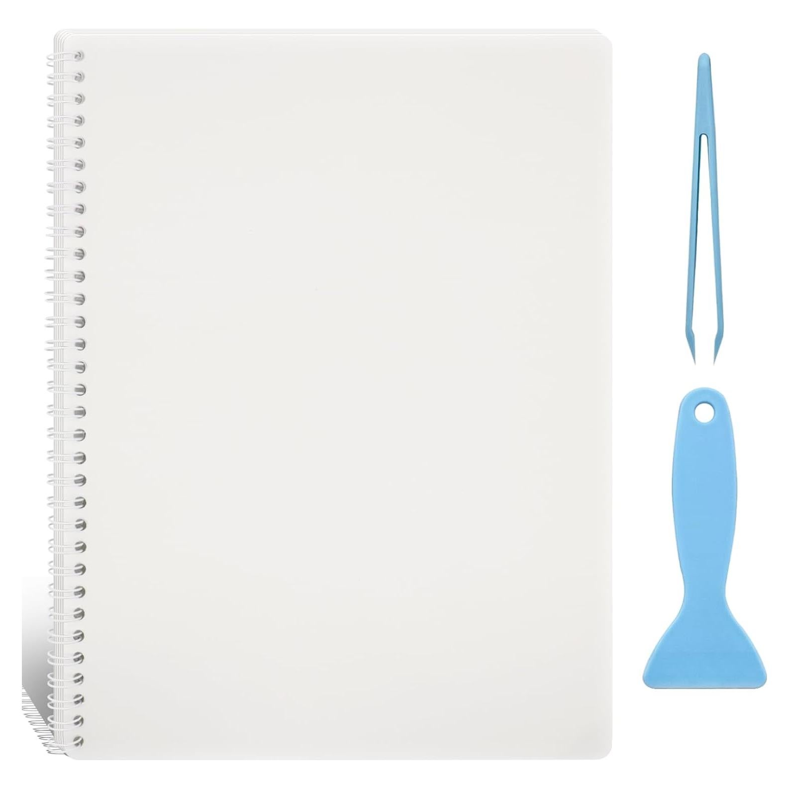 Álbum de Stickers Reutilizable Ruatu Grande 40 Hojas Transparente