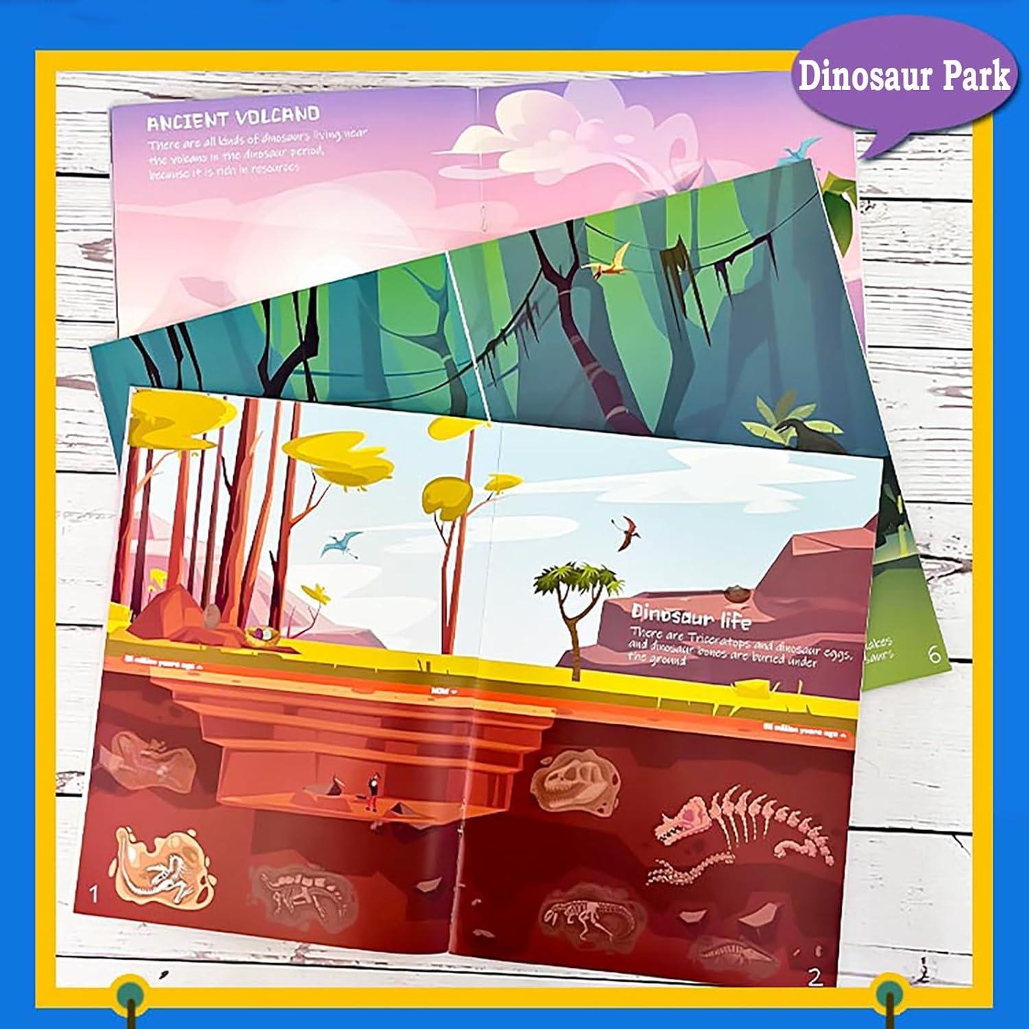 Libro de Pegatinas Dinosaurios Yakison - 230+ Pegatinas