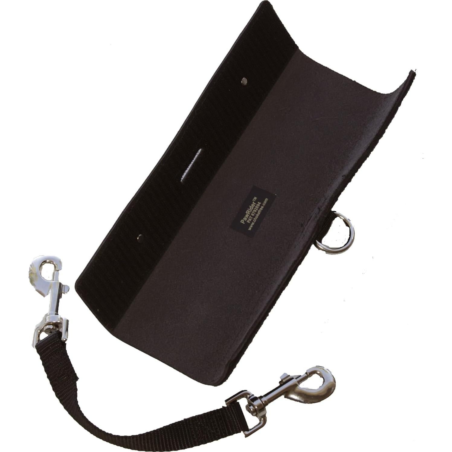 Correa de Seguridad para Mascotas PawRider Negra - Arnés Choke Free