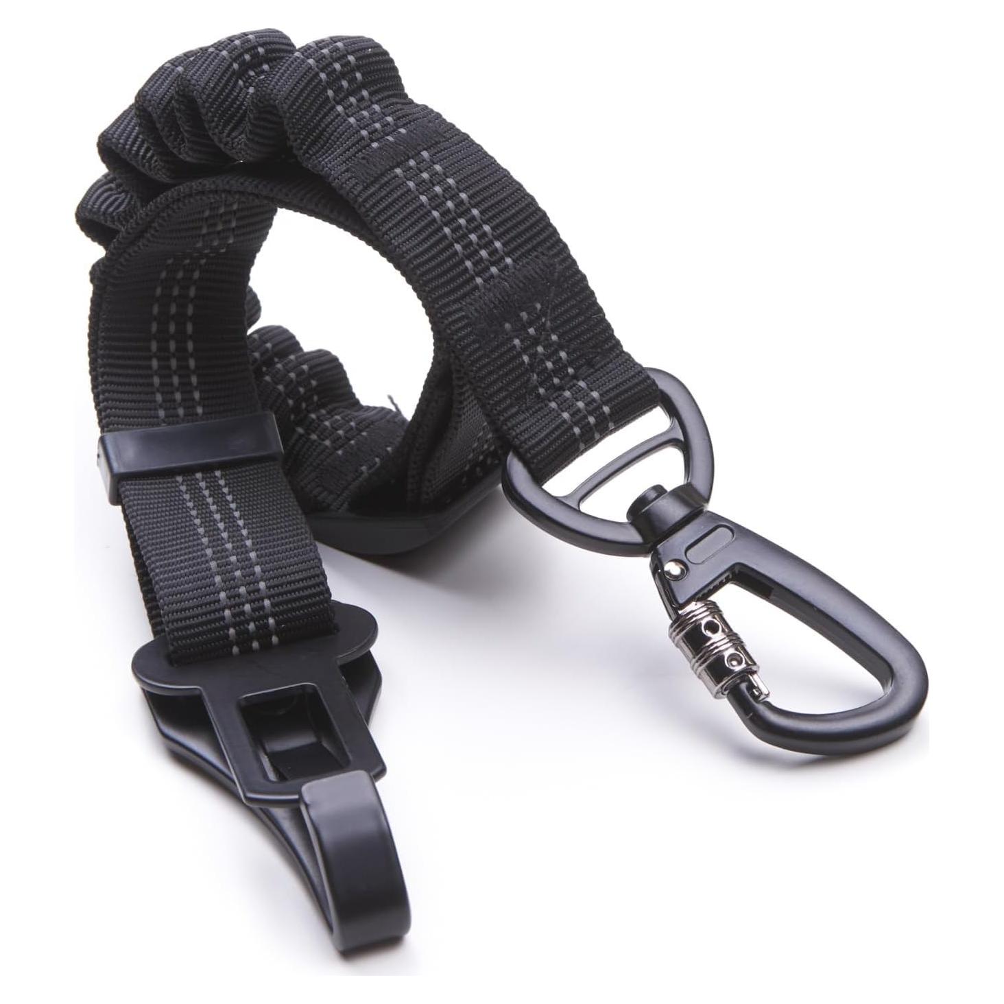 Cinturón de Seguridad para Perros Owleys - Arnés Ajustable Negro