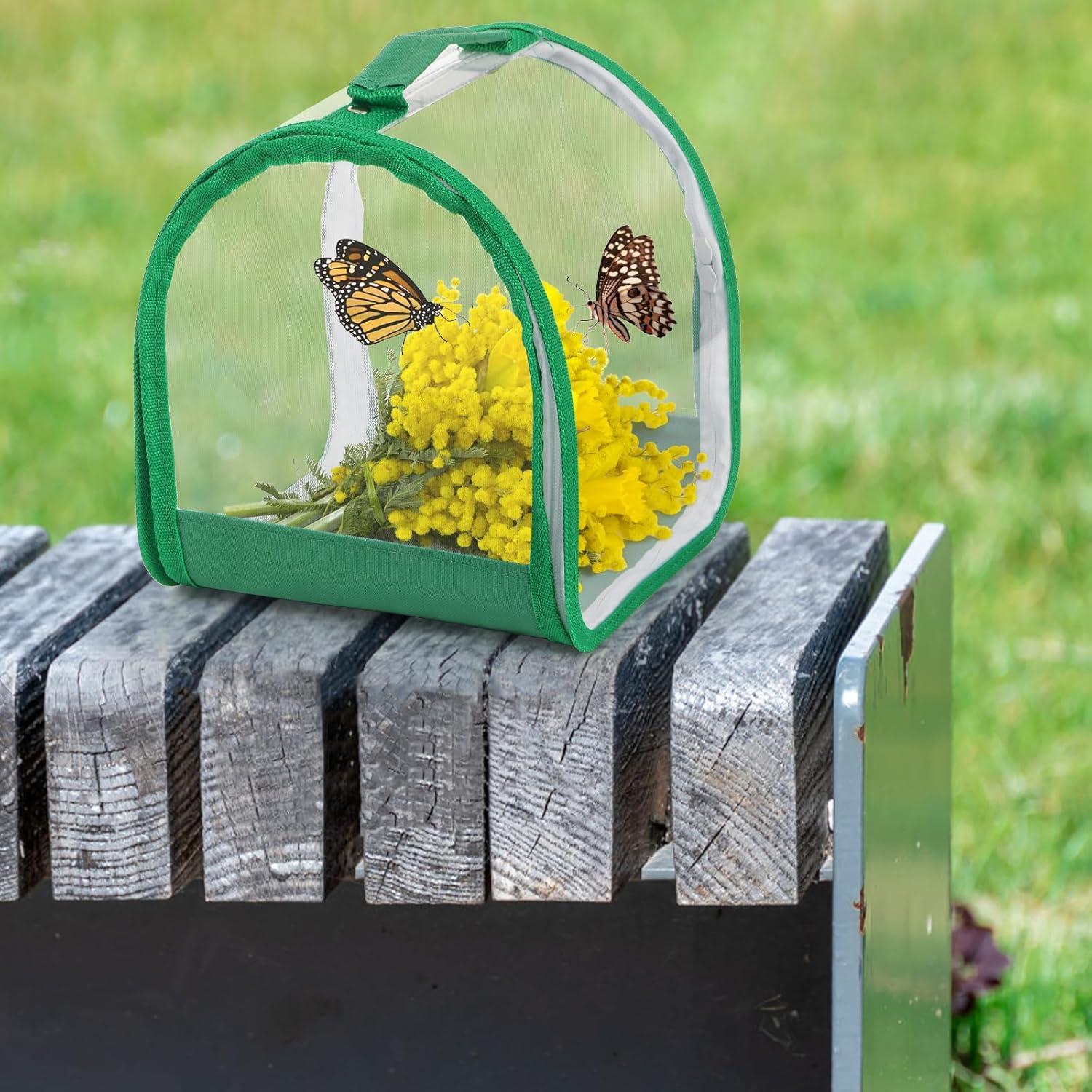 ZOOFOX 2 Jaulas Plegables para Mariposas Monarca 20.32 cm