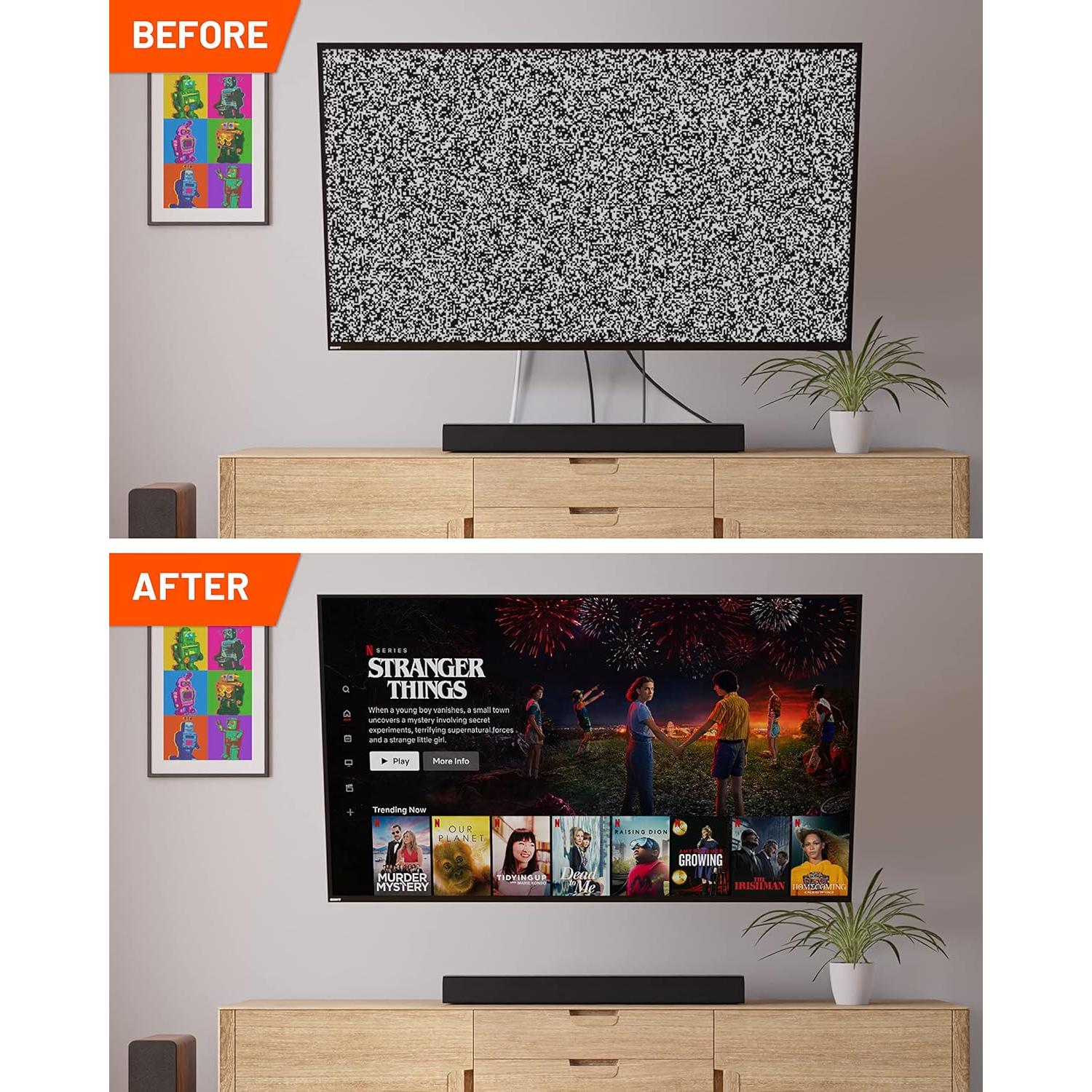 ECHOGEAR Ocultador de Cables Blanco - Kit de Gestión de Cables