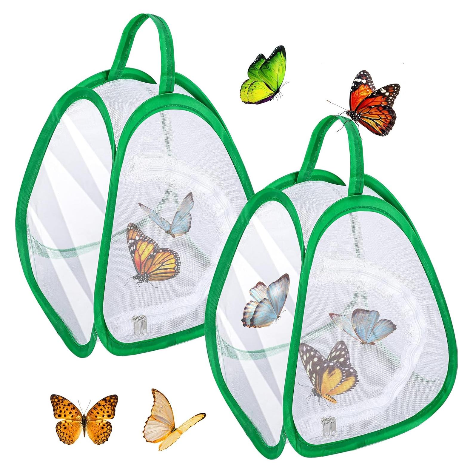 Jaula Plegable para Mariposas DECOHS 2 Pcs 25.4x22.4x20.3 cm