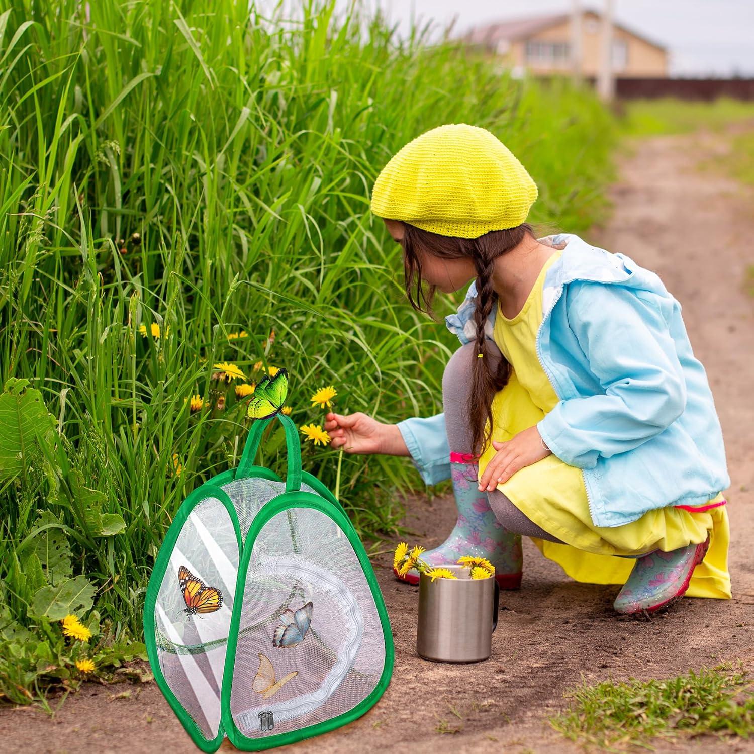 Jaula Plegable para Mariposas DECOHS 2 Pcs 25.4x22.4x20.3 cm