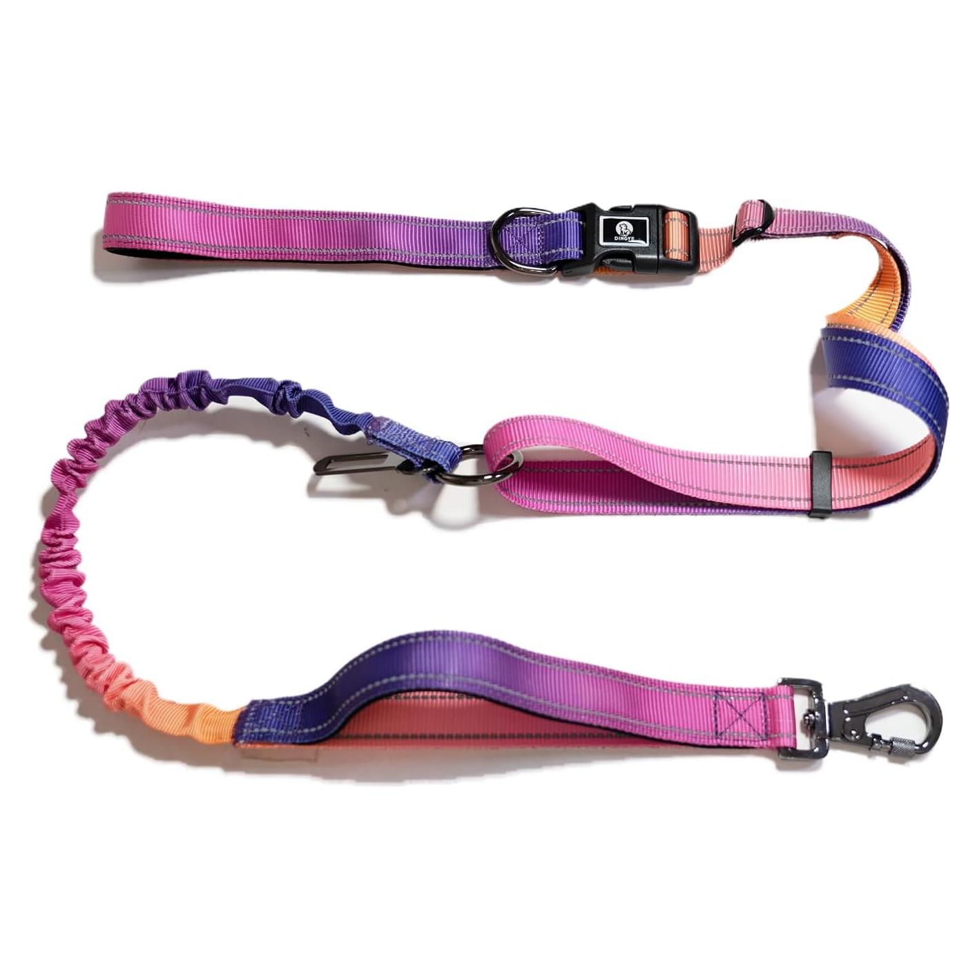 Correa para Perros Manos Libres Dingye Bob Rosa 145-229 cm