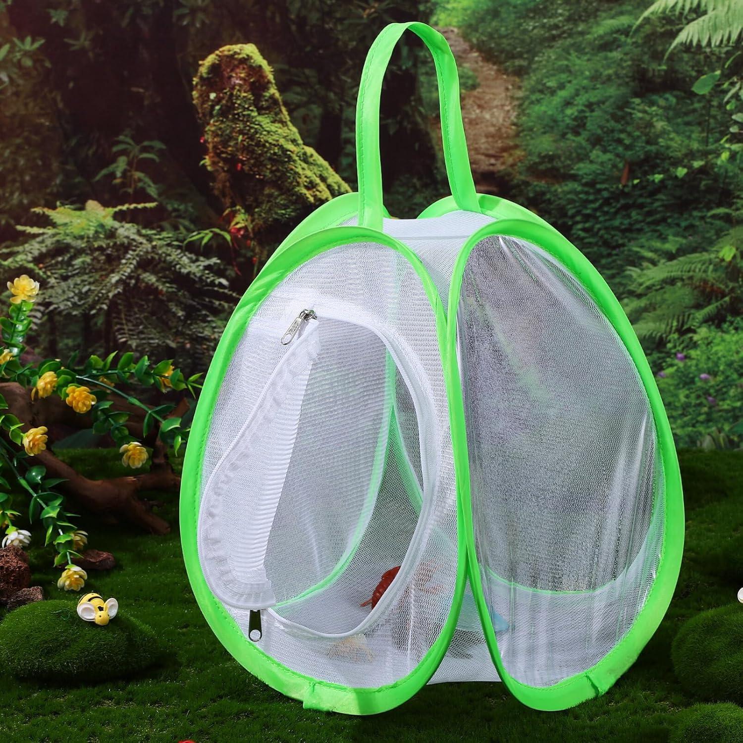 Jaula de Mariposas Toyvian 35.4x20.5x19 cm, Malla Transparente