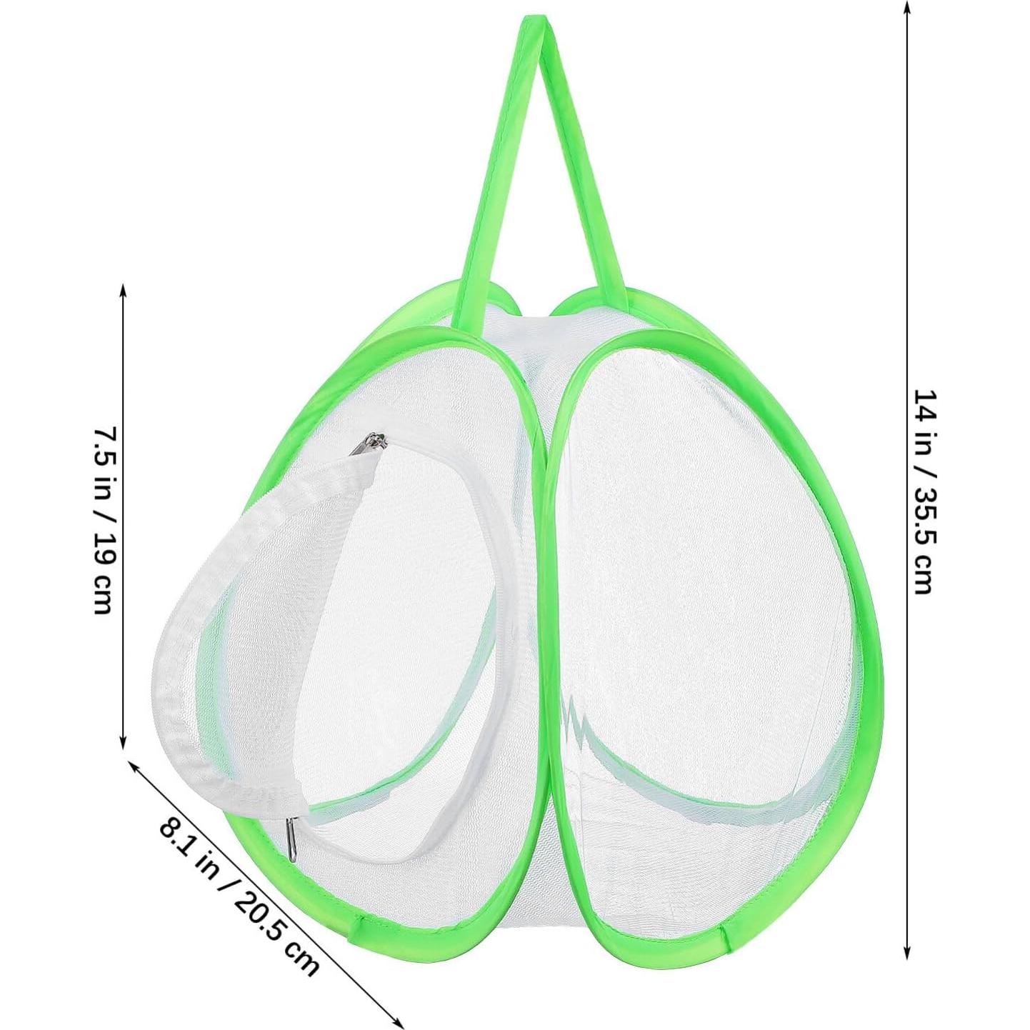 Jaula de Mariposas Toyvian 35.4x20.5x19 cm, Malla Transparente