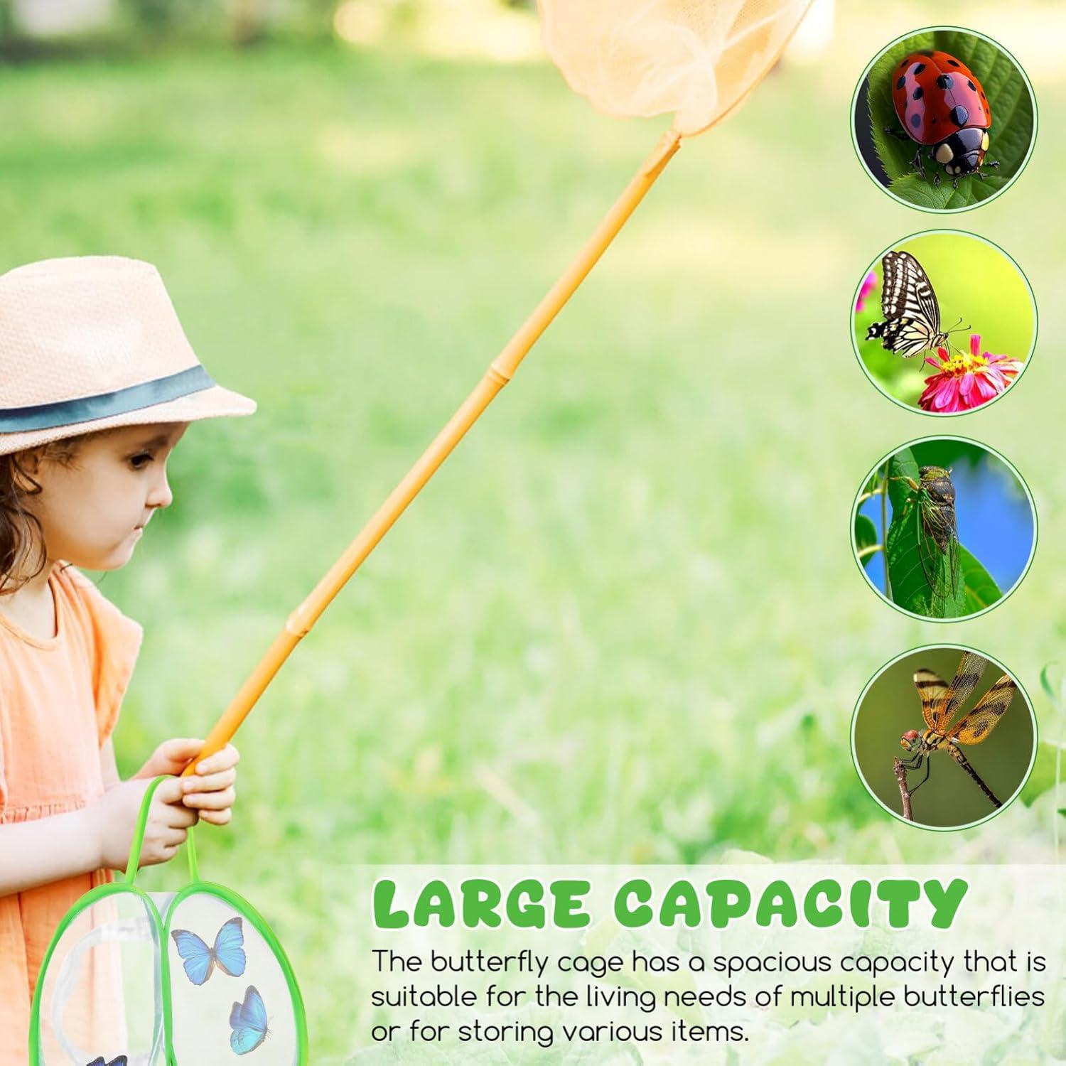 Jaula de Mariposas Toyvian 35.4x20.5x19 cm, Malla Transparente