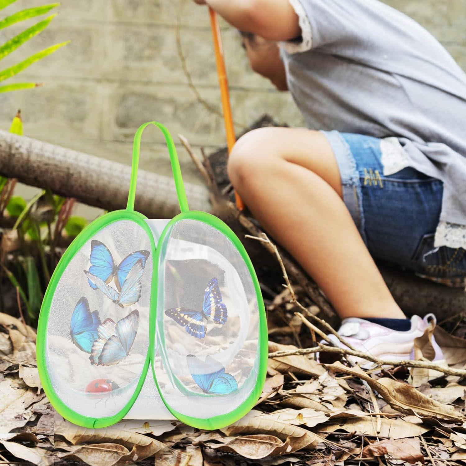 Jaula de Mariposas Toyvian 35.4x20.5x19 cm, Malla Transparente