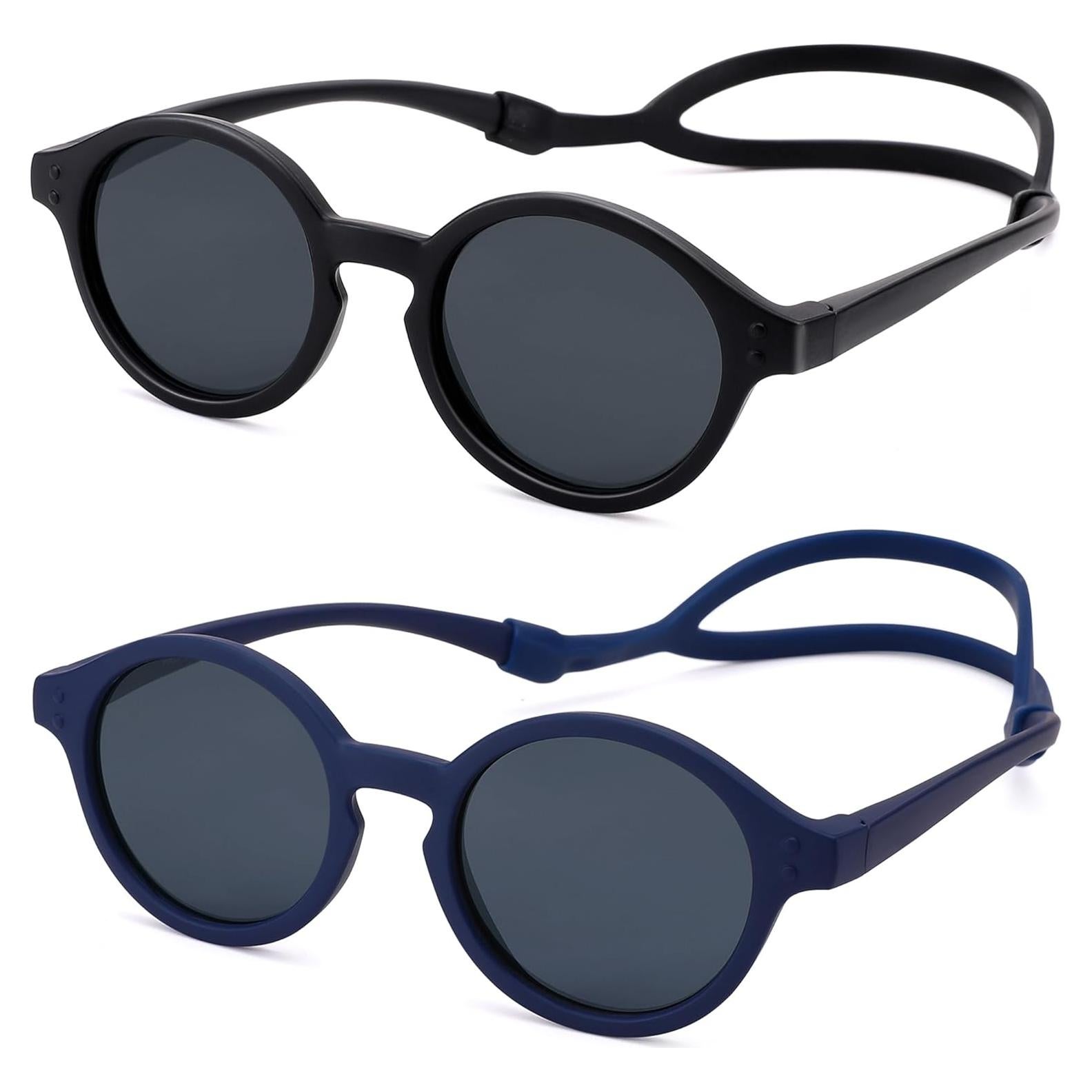 Gafas de sol polarizadas NULOOQ para bebés - Paquete de 2