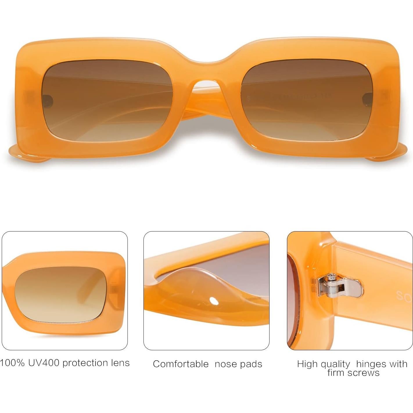 Gafas de sol SOJOS UV400 para niñas 1-2 años color nude