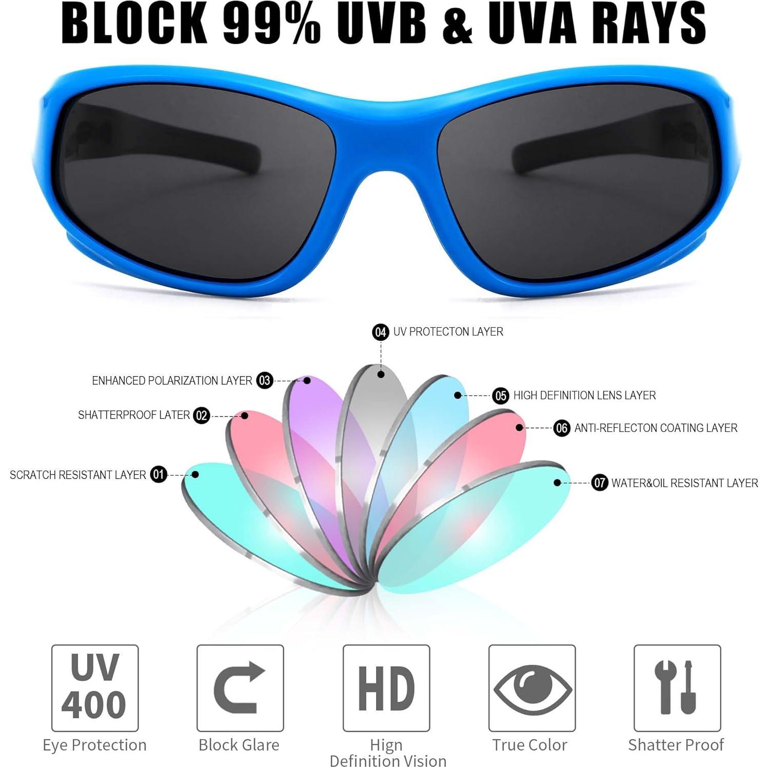 Gafas de sol Pro Acme para niños 3-12 años polarizadas