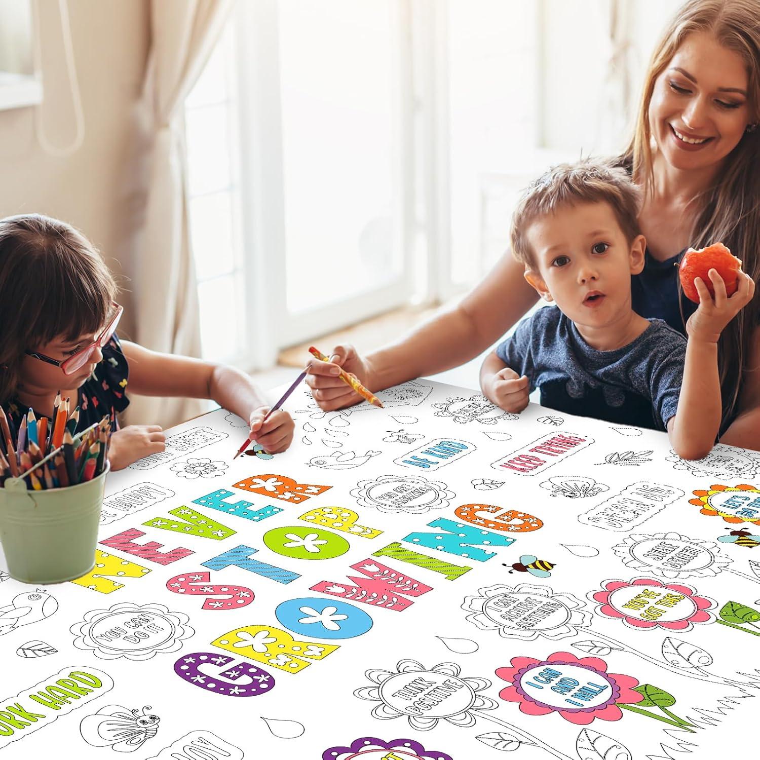 Póster Gigante para Colorear Naozinebi 110x80cm Afirmaciones