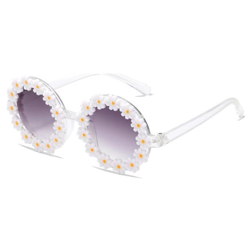 Gafas de sol redondas para niñas OZPYKAE con UV 400