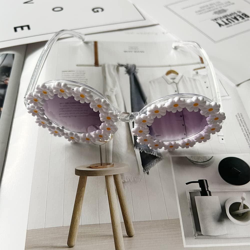 Gafas de sol redondas para niñas OZPYKAE con UV 400