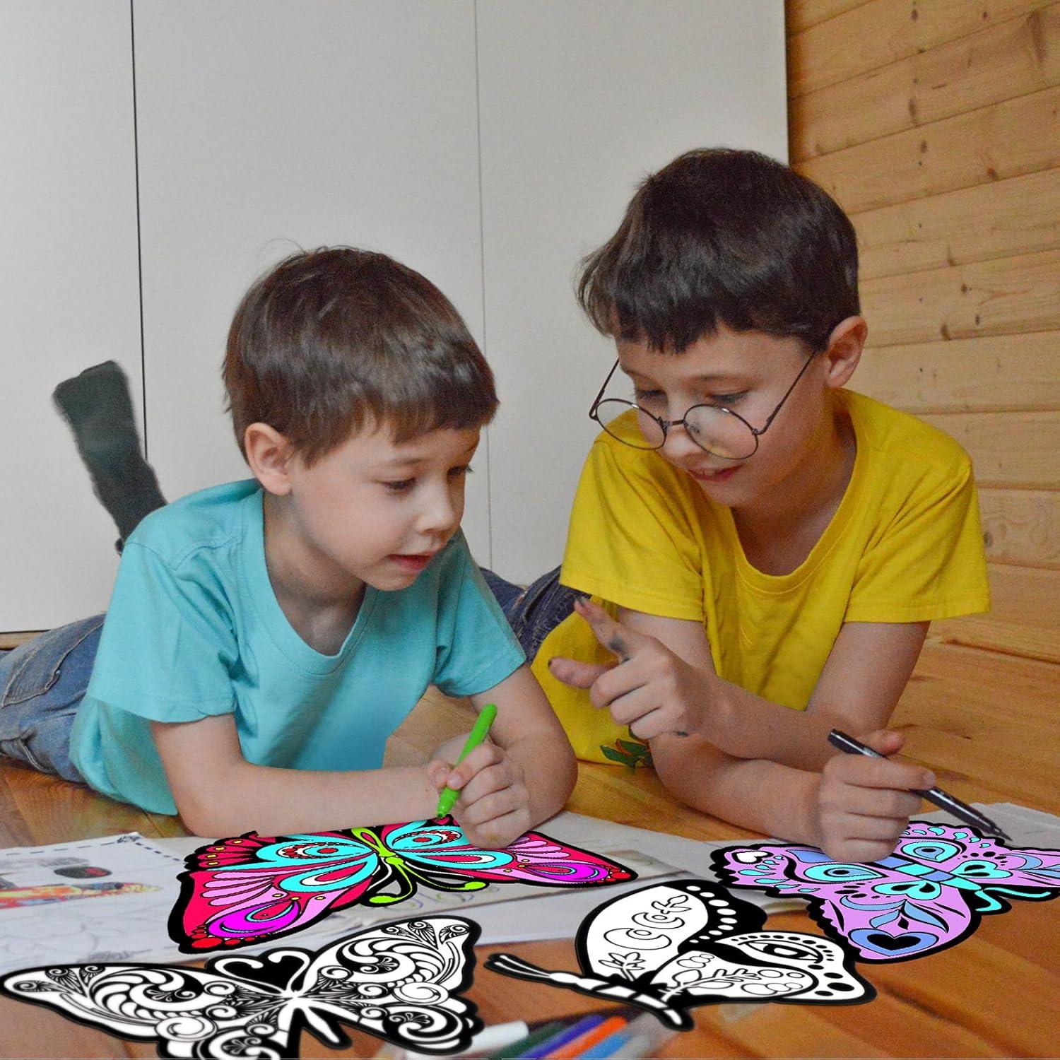 Kit de Manualidades Motipuns 24 Mariposas de Terciopelo DIY