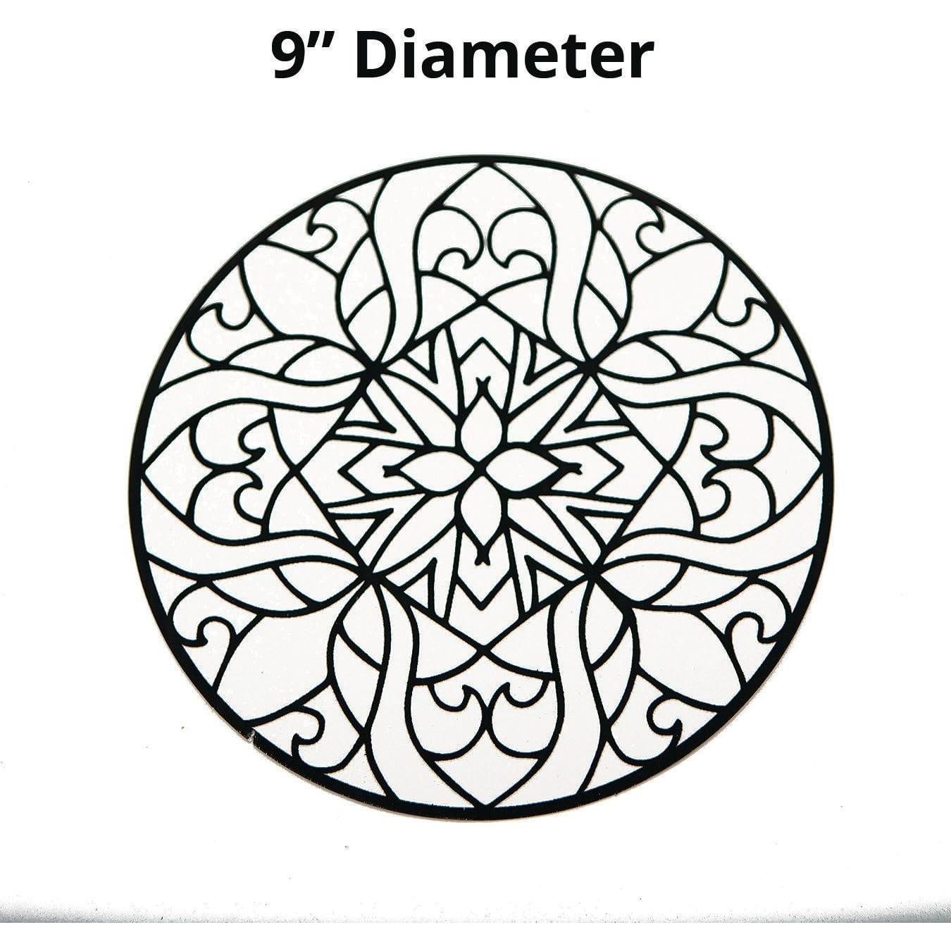 Arte de Terciopelo Mandalas S&S Worldwide - 40 Piezas 23 cm