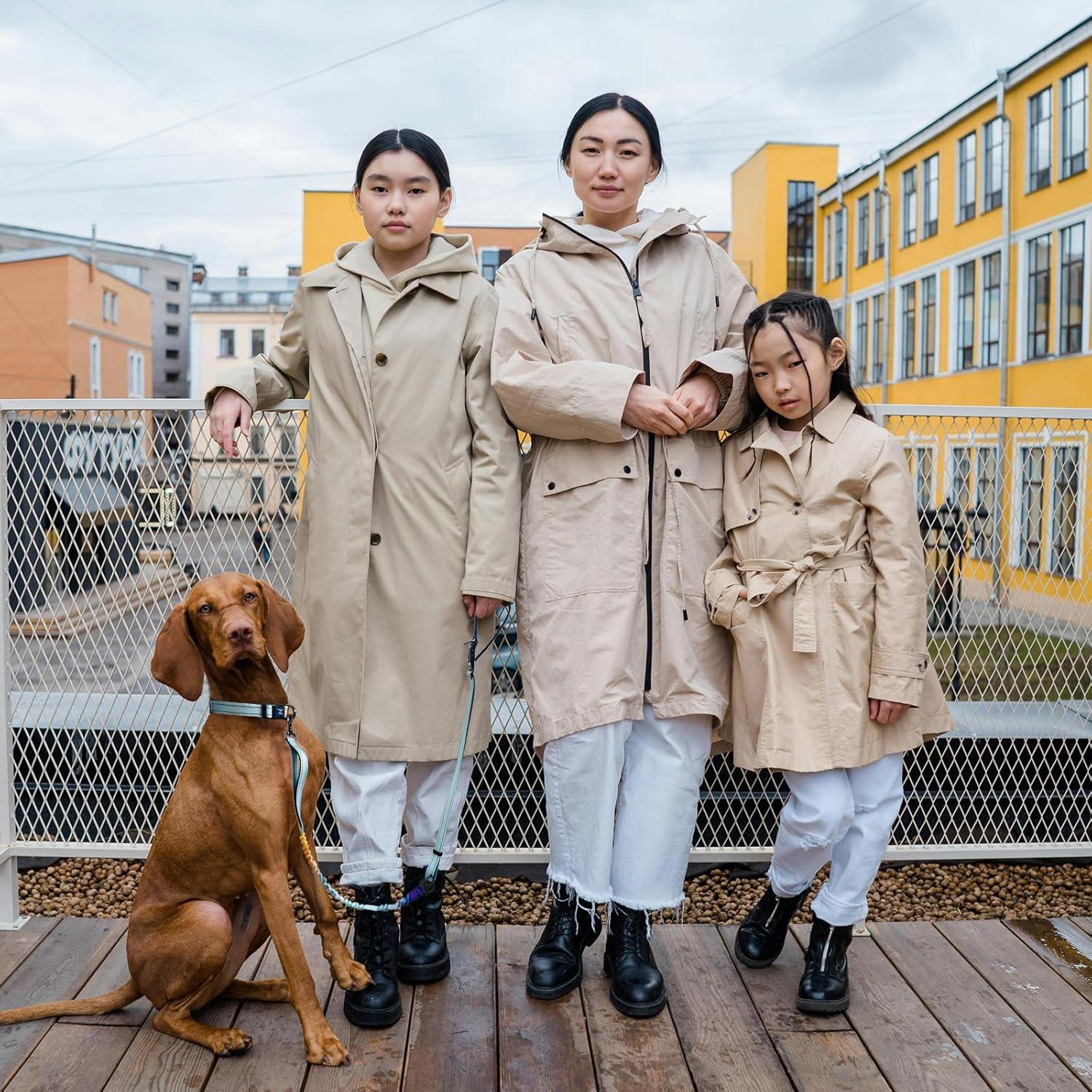 Correa Bungee para Perros Manos Libres Roses&Poetry 1.22-1.83m