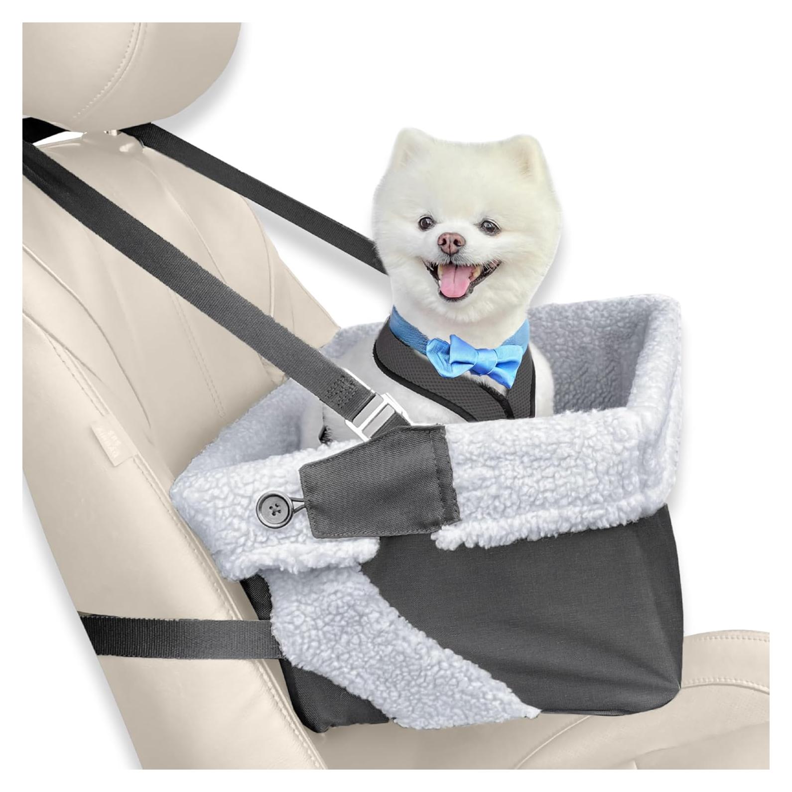 Asiento Elevador para Perros Pequeños Touch Horizon Gris 41.9x34.3cm