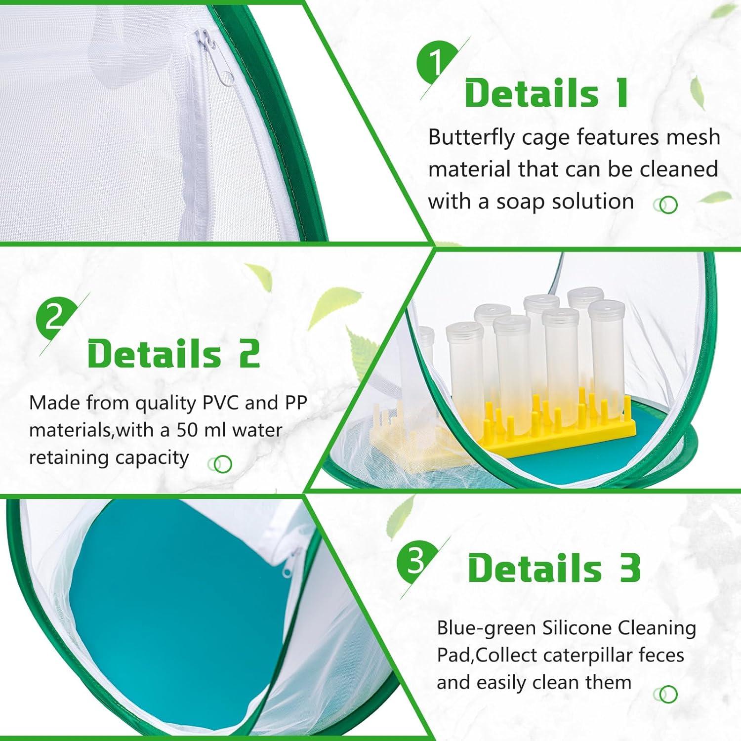 Conjunto de hábitat para mariposas FillTouch 33x37 cm