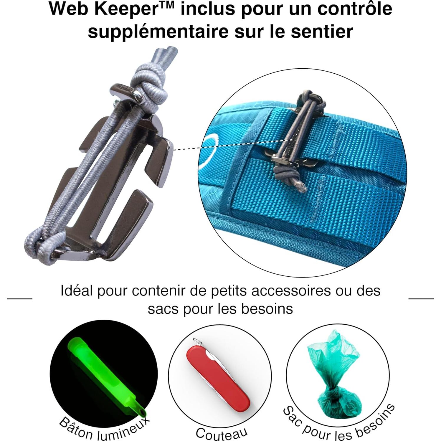 Cinturón de Utilidad Activo RSG Kurgo Ajustable 71-114 cm