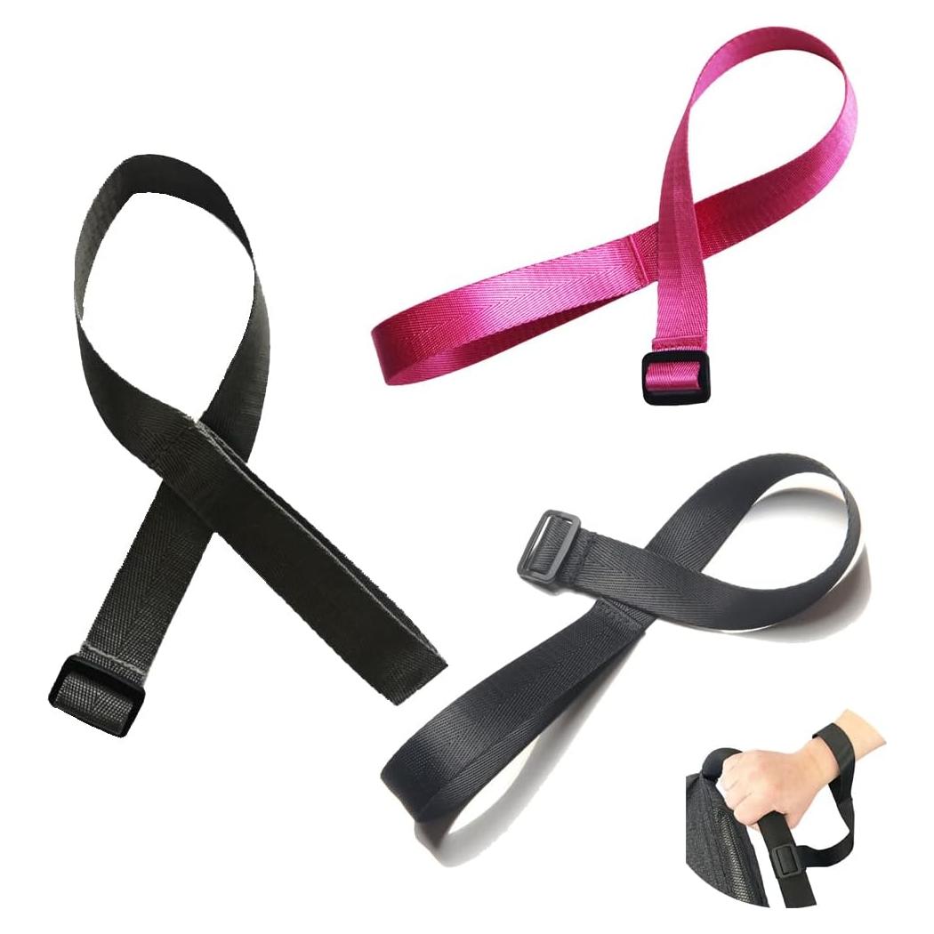 Paquete de 3 correas de muñeca de seguridad YehVeh 50x2.5cm