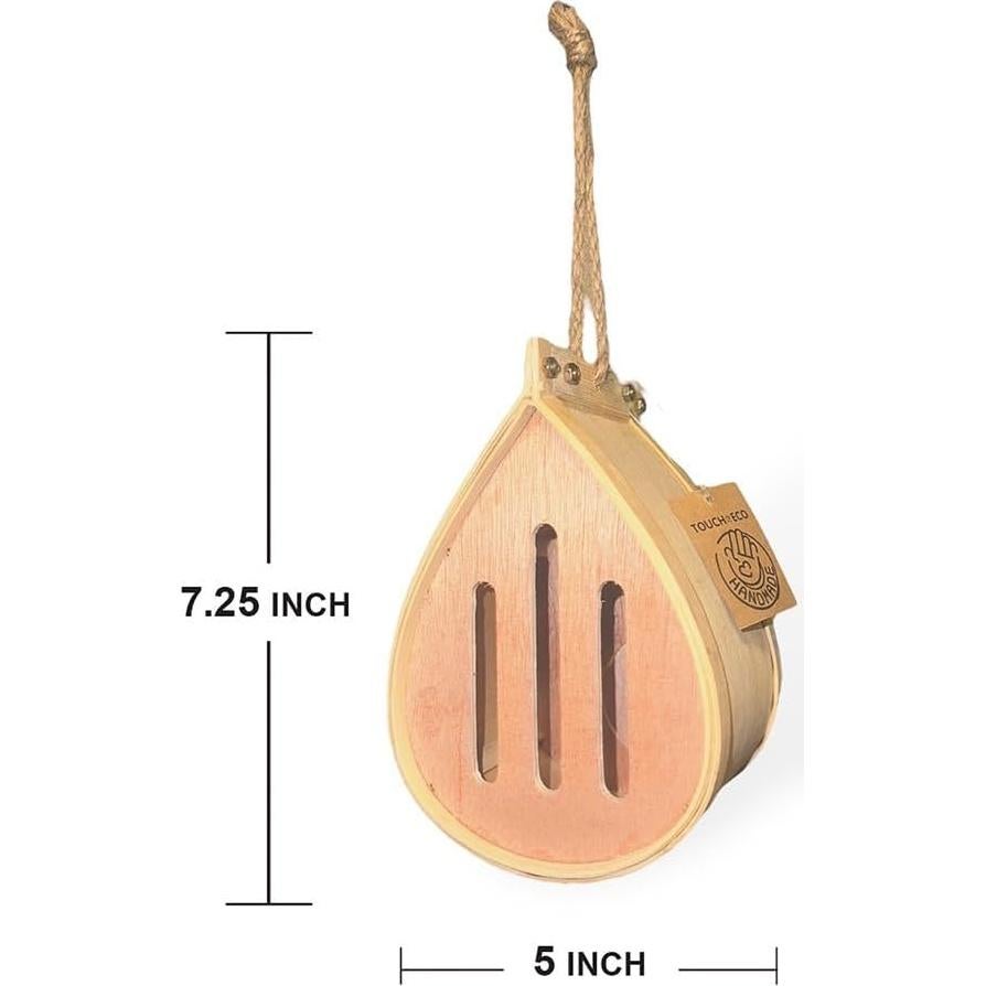 Casa de Mariposas de Madera GardeningProducts4Less 10x12.7cm