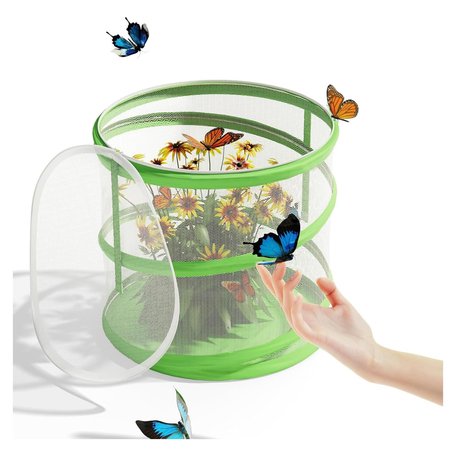 Jaula de Hábitat para Mariposas POPUPARTY 30.48x35.56 cm