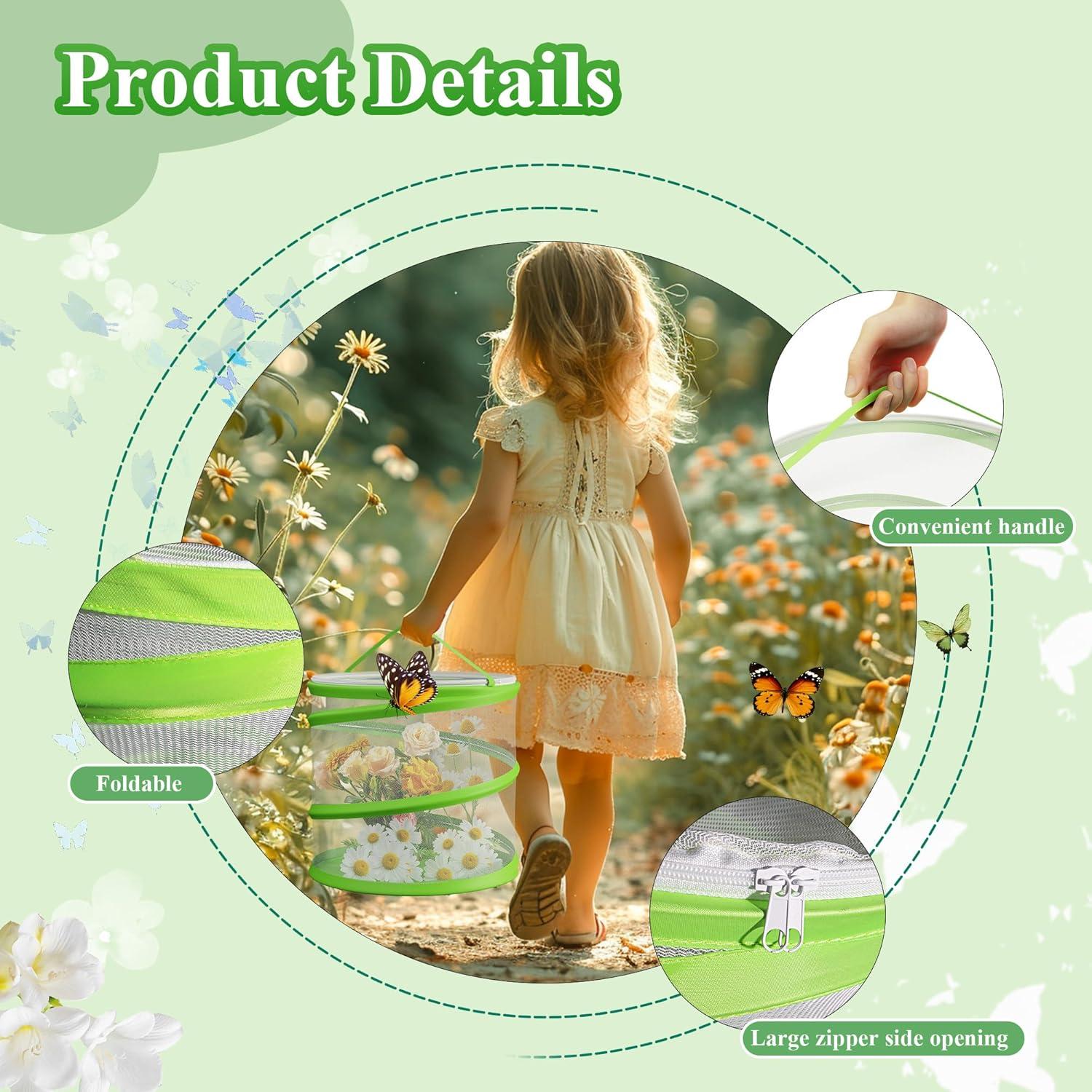 Jaula de Hábitat para Mariposas POPUPARTY 30.48x35.56 cm